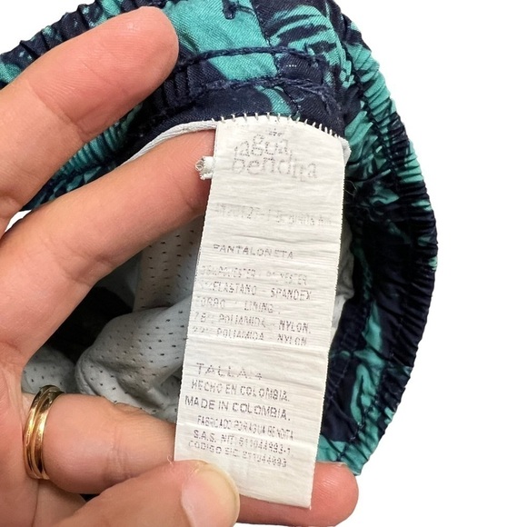 Agua Bendita Boys Trunks Shorts Size 4 - Picture 4 of 8